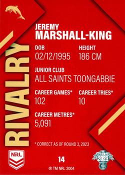 2023 NRL Traders Rivalry #14 Jeremy Marshall-King Back